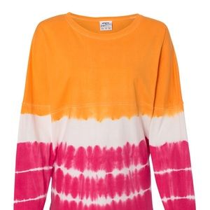 J. America Game Day Jersey longsleeve atomic orange color size XXL